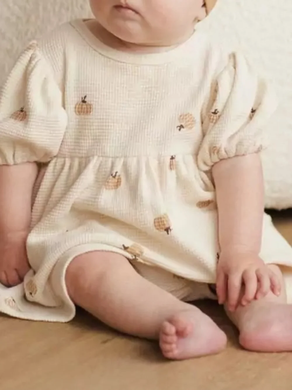 Quincy Mae cream dress
